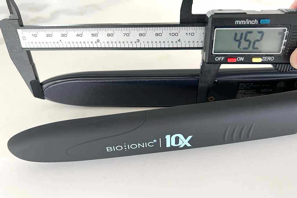 Bio-Ionic-10X-Styling-Iron-plate-length