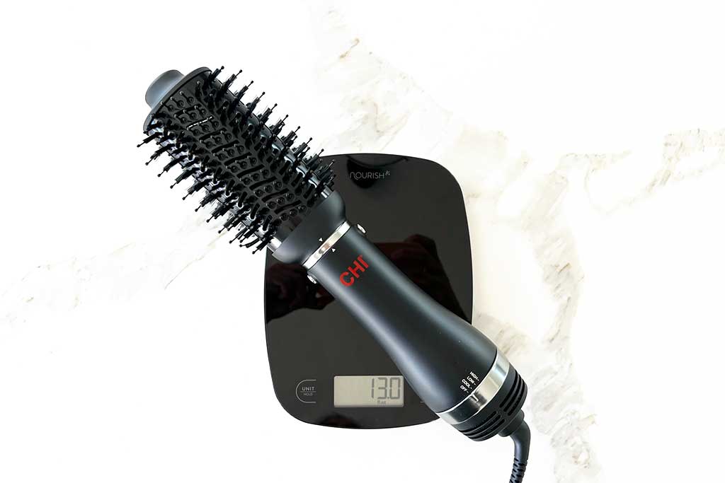 CHI-Volumizer-4-in-1-Ionic-Blowout-Brush-weight